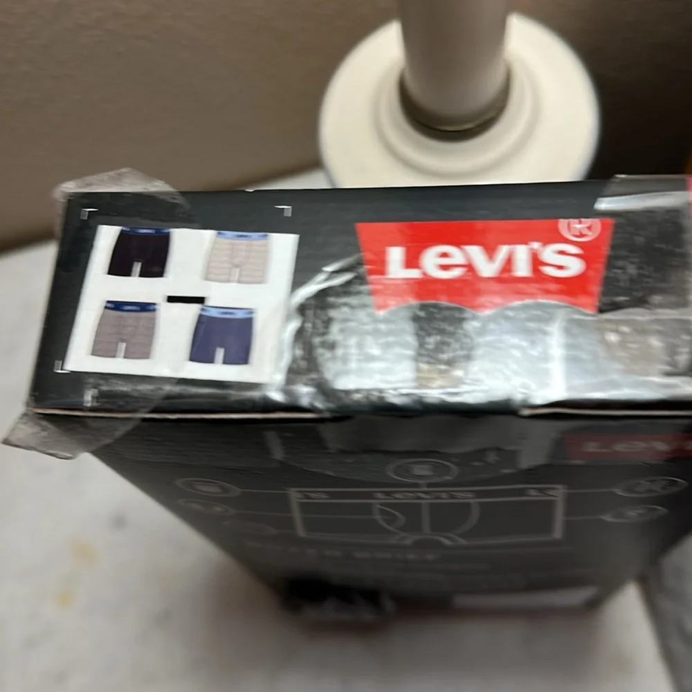 Levi's 4-PK Microfiber Stretch Boxer Briefs LG NWT